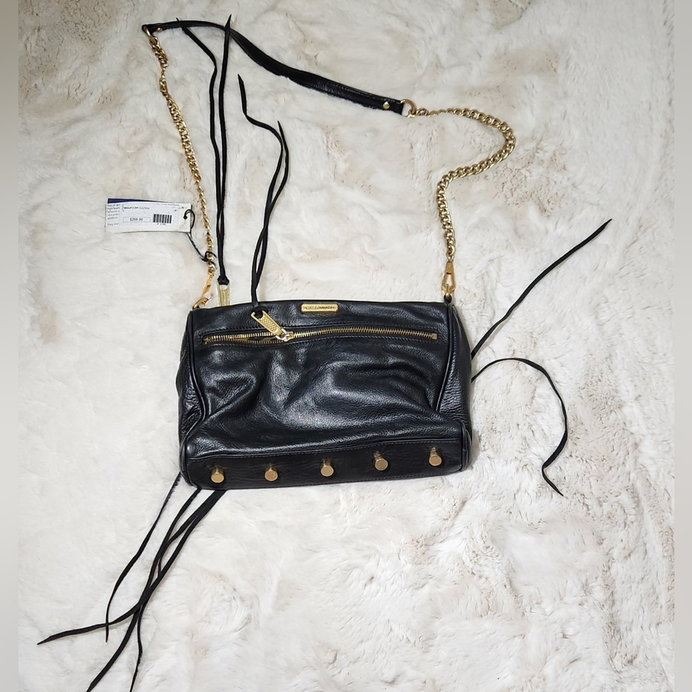 Rebecca Minkoff Black Leather Crossboby Bag